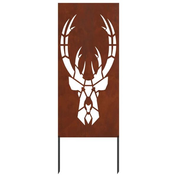 vidaXL Pantalla de Privacidad para Jard&iacute;n Oxidado 50 x 140 cm