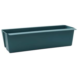 vidaXL Cajas de flores para palets Euro 24 uds. Verde Polipropileno