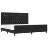 vidaXL Cama tipo Box Spring con cabecera Negro 200 x 200 cm Terciopelo