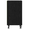 vidaXL Gabinete Base de Cocina Roble negro 30 x 44,5 x 81,5 cm