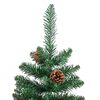 vidaXL &Aacute;rbol de Navidad Delgado con 300 LED con soporte Verde 180 cm
