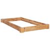 vidaXL Estructura de cama sin colch&oacute;n madera maciza roble 90x200 cm