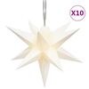 vidaXL L&aacute;mpara de Navidad 10 LEDs blanco 10 cm