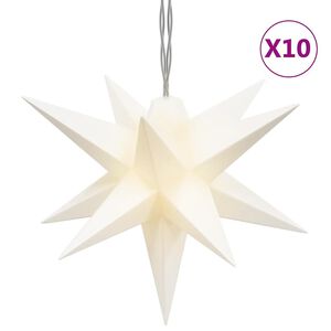 vidaXL L&aacute;mpara de Navidad 10 LEDs blanco 10 cm