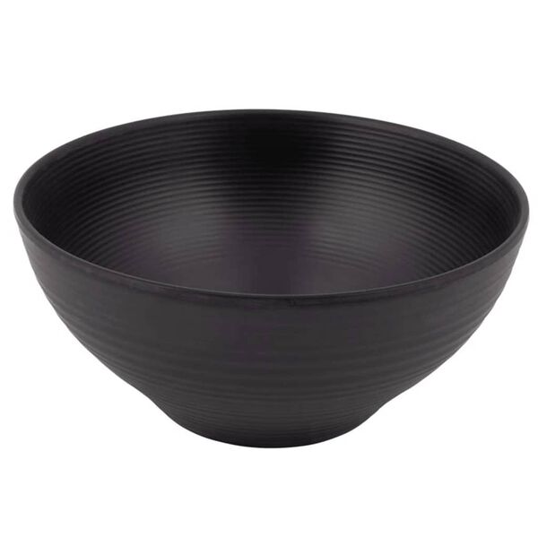 Bo-Camp Juego de vajilla de 16 piezas Orville melamina negro