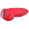 vidaXL Chubasquero perros con tiras reflectantes poli&eacute;ster rojo S