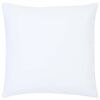 vidaXL Cojines estampado metálico 2 uds algodón blanco dorado 40x40 cm