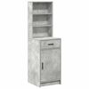 vidaXL Aparador alto Gris Concreto 41 x 40 x 135 cm
