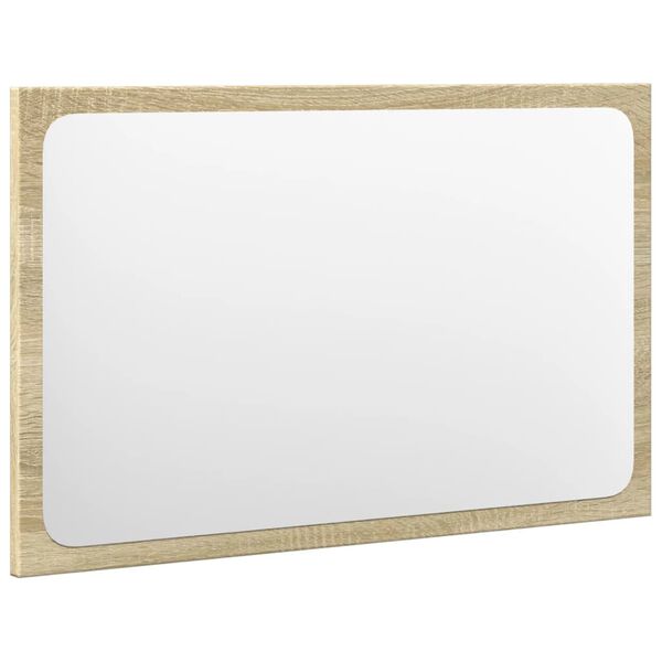 vidaXL Set de muebles de baño 3 pzas madera contrachapada roble Sonoma