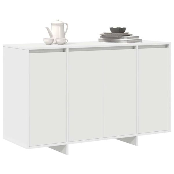 vidaXL Vitrina Blanco 120 x 41 x 75 cm Madera contrachapada