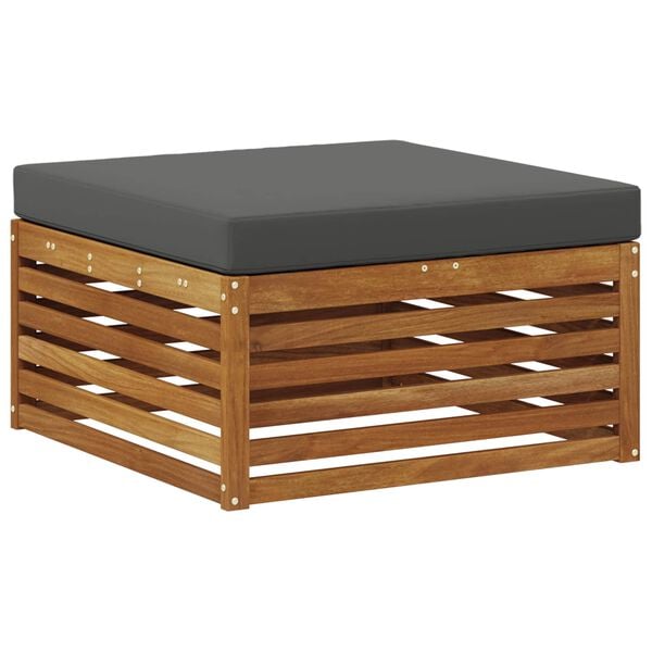 vidaXL Conjunto de sof&aacute;s de exterior 6 pcs Natural y Antracita