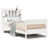 vidaXL Cama con estanter&iacute;a sin colch&oacute;n madera maciza de pino 90x190 cm