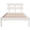 vidaXL Estructura de cama Blanco 90 x 190 cm Madera maciza de Pino