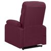 vidaXL Sill&oacute;n de masaje elevable tela morado
