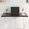 vidaXL Tablero mesa madera tratada roble borde vivo marr&oacute;n 80x60x2 cm