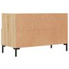 vidaXL Mueble para TV madera contrachapada roble ahumado 80x36x50 cm