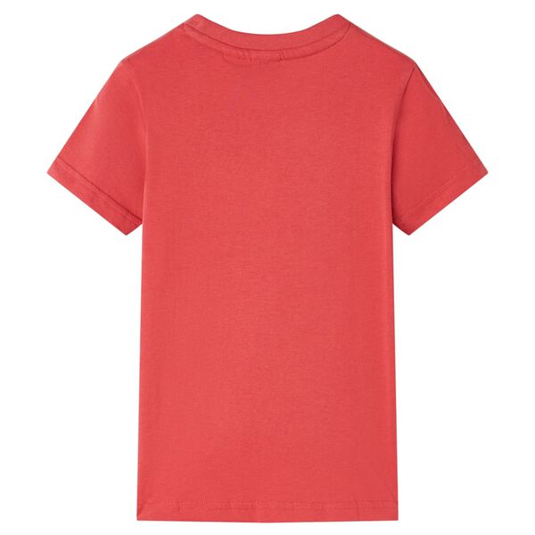 Camiseta infantil color rojo 116