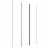 vidaXL Biombo divisor de 3 paneles de tela blanco 150x220 cm