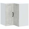 vidaXL Mueble esquinero cocina Lucca madera contrachapada gris cemento