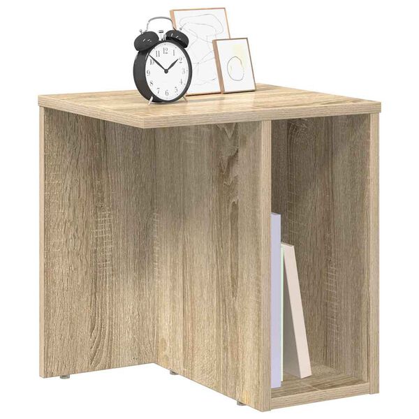 vidaXL Mesa Auxiliar Roble Sonoma 37 x 32 x 40 cm Madera de ingenier&iacute;a