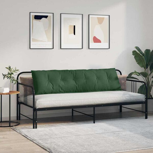 vidaXL Coj&iacute;n de Espalda Verde Selva 180 x 50 cm Tela de pana