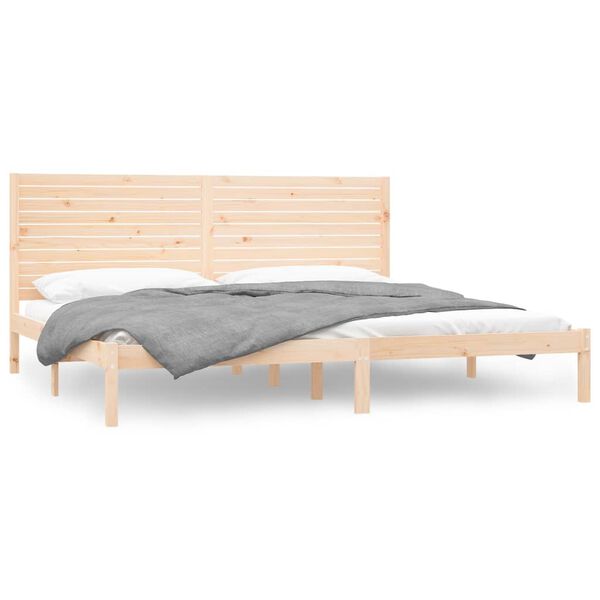 vidaXL Estructura de cama madera maciza 180x200 cm