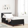 vidaXL Cama tipo Box Spring con colch&oacute;n Negro 190 x 90 cm Terciopelo