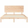 vidaXL Estructura de cama sin colch&oacute;n madera maciza de pino 160x200 cm