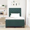 vidaXL Cama tipo Box Spring Verde oscuro 120 x 200 cm Terciopelo