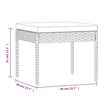 vidaXL Set de muebles de jard&iacute;n 6 pzas y cojines rat&aacute;n sint&eacute;tico gris