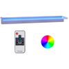 vidaXL Fuente cascada con LED RGB acero inoxidable 90 cm