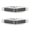 vidaXL Bandejas Gastronorm 8 unidades GN 1/2 20 mm acero inoxidable