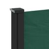 vidaXL Toldo lateral retr&aacute;ctil verde oscuro 140x500 cm