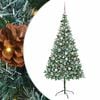 vidaXL &Aacute;rbol de Navidad artificial Verde 210 cm PVC y acero