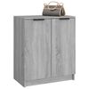 vidaXL Mueble zapatero de madera contrachapada gris Sonoma 59x35x70 cm