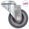 vidaXL Ruedas giratorias con agujero pasador 24 unidades 50 mm