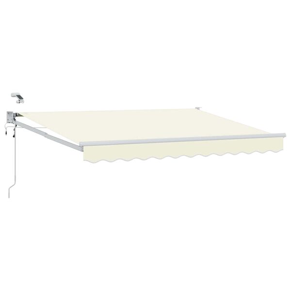 vidaXL Toldo Retr&aacute;ctil El&eacute;ctrico Crema 2,5 x 2 m