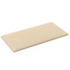 vidaXL Cabecero de Pared 12 pcs Crema 30 x 15 cm tela