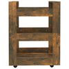 vidaXL Carrito de cocina madera contrachapada roble ahumado 60x45x80cm