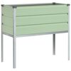 vidaXL Jardinera Verde Pastel 100 x 45 x 90 cm Acero Galvanizado