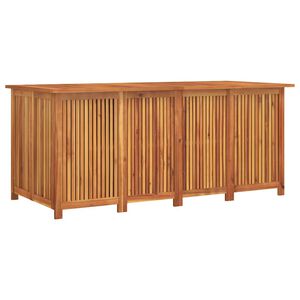 vidaXL Caja de almacenaje de jard&iacute;n madera maciza acacia 175x80x75 cm