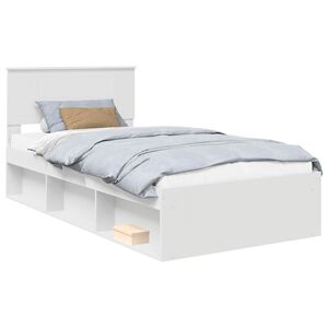 vidaXL Estructura de cama 100 x 200 cm Madera de pino macizo