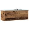 vidaXL Caja de Almacenamiento Madera envejecida 102 x 35 x 35 cm
