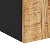 vidaXL Armario de baño de pared madera maciza de mango 38x33x48 cm