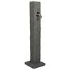 vidaXL Tanque de Jard&iacute;n Gris antracita 26 x 26 x 98 cm PE