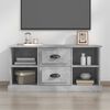 vidaXL Mueble de TV madera contrachapada gris hormigón 99,5x35,5x48 cm