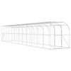 vidaXL Gallinero Contra Pared Plateado 600 x 150 x 215 cm
