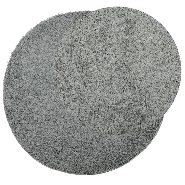 vidaXL Alfombra peluda de pelo largo moderna PAMPLONA verde &Oslash; 200 cm