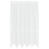 vidaXL Cortina de Encaje Blanco 140 x 150 cm Poli&eacute;ster