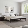 vidaXL Estructura cama sin colchón madera pino marrón oscuro 180x200cm